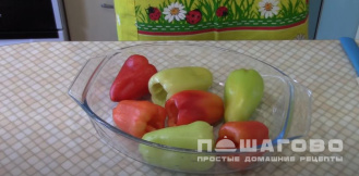 Фото приготовления рецепта: Фаршированные фаршем и рисом перцы - шаг 2