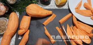 Фото приготовления рецепта: Курица с бататом в духовке - шаг 3