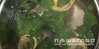 Фото приготовления рецепта: Домашний лимонад лимонов и мяты с газировкой без варки - шаг 4