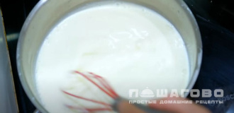 Фото приготовления рецепта: Лазанья с говяжим фаршем на сковороде - шаг 9