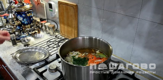 Фото приготовления рецепта: Суп из фазана - шаг 8
