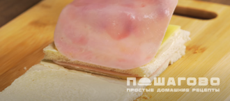 Фото приготовления рецепта: Сэндвич Монте-Кристо - шаг 4