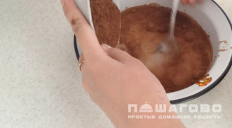 Фото приготовления рецепта: Брауни с какао в глазури - шаг 1