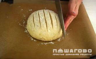 Фото приготовления рецепта: Луковый хлеб - шаг 6