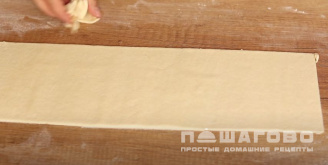 Фото приготовления рецепта: Трубочки творожные - шаг 7