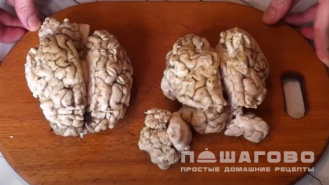 Фото приготовления рецепта: Говяжьи мозги, обжаренные в панировке - шаг 3