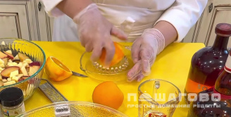 Фото приготовления рецепта: Классический клюквенный соус с соком лимона и апельсина - шаг 3