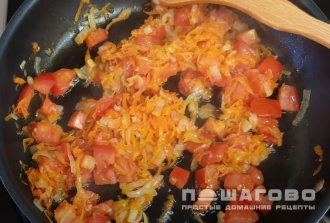 Фото приготовления рецепта: Кабачки с рисом - шаг 2