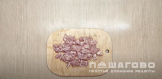 Фото приготовления рецепта: Гречка с курицей и грибами - шаг 3