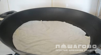 Фото приготовления рецепта: Лаваш на сковороде - шаг 9