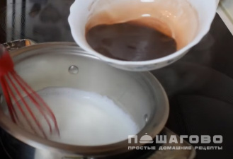 Фото приготовления рецепта: Какао с мороженым - шаг 2