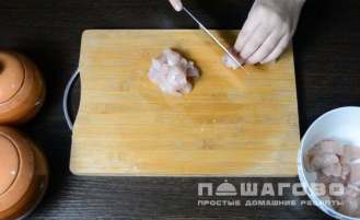Фото приготовления рецепта: Суп с грибами в горшочках в духовке - шаг 1