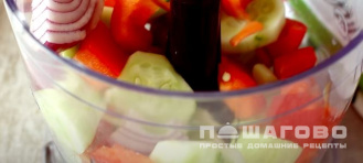 Фото приготовления рецепта: Гаспачо сыроедческий - шаг 3
