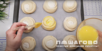 Фото приготовления рецепта: Сахарные ватрушки - шаг 11