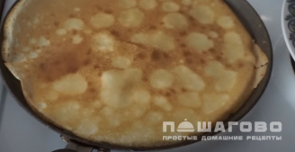 Фото приготовления рецепта: Блинчики с творожной начинкой - шаг 9