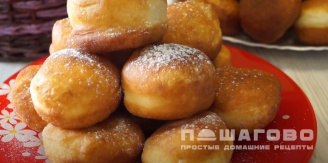 Фото приготовления рецепта: Пончики классические - шаг 14
