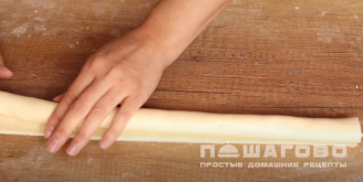 Фото приготовления рецепта: Трубочки творожные - шаг 9