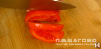 Фото приготовления рецепта: Испанский омлет с кабачком - шаг 6