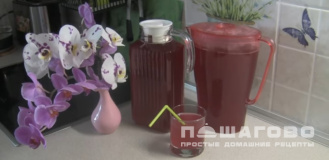 Фото приготовления рецепта: Простой компот из ревеня - шаг 5