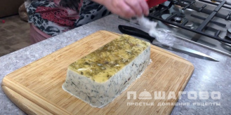 Фото приготовления рецепта: Террин из грибов - шаг 11