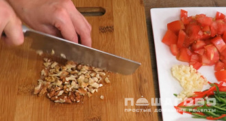 Фото приготовления рецепта: Салат из печеных овощей с фетой - шаг 8