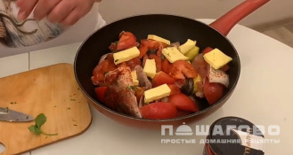 Фото приготовления рецепта: Щекур жареный на сковороде - шаг 5