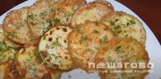 Фото приготовления рецепта: Кабачки с чесноком и укропом - шаг 9