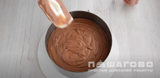 Фото приготовления рецепта: Торт-суфле с творогом - шаг 12