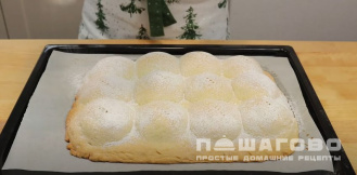 Фото приготовления рецепта: Пирог с половинками яблок - шаг 15