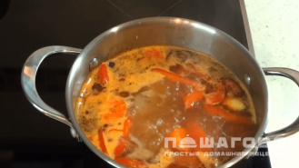 Фото приготовления рецепта: Шурпа из индейки - шаг 4