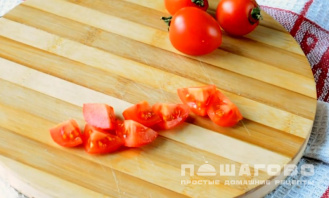Фото приготовления рецепта: Вкусный бутерброд с багетом семгой и творожным сыром - шаг 3