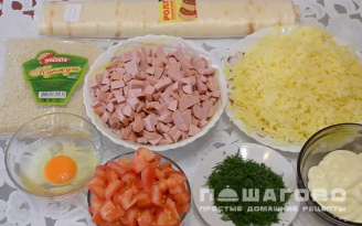 Фото приготовления рецепта: Горячие рулеты из лаваша в духовке - шаг 1