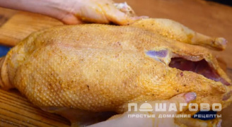Фото приготовления рецепта: Индоутка в рукаве в духовке - шаг 1