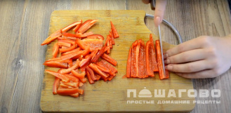 Фото приготовления рецепта: Соба с курицей и овощами - шаг 5