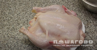 Фото приготовления рецепта: Курица с яблоками в медово-горчичном маринаде - шаг 1