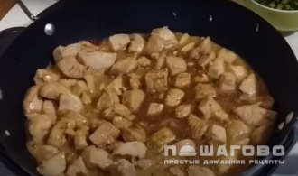Фото приготовления рецепта: Курица «Кунг-пао» - шаг 9
