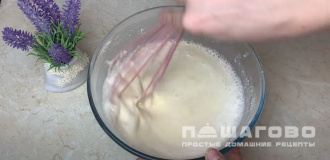 Фото приготовления рецепта: Блины с манкой на воде - шаг 2
