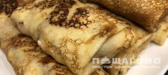Фото приготовления рецепта: Блинчики с начинкой из легкого свиного - шаг 4