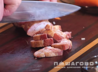 Фото приготовления рецепта: Гороховый суп с копченостями  - шаг 6