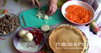 Фото приготовления рецепта: Начинка для блинов с грибами - шаг 2