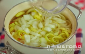 Фото приготовления рецепта: Густой немецкий суп общий горшок - шаг 7