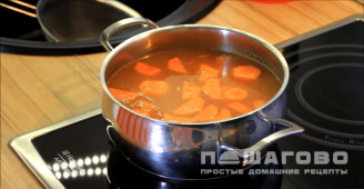 Фото приготовления рецепта: Суп гороховый вегетарианский - шаг 3