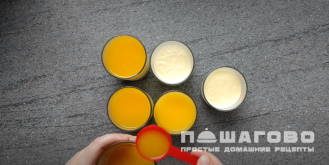 Фото приготовления рецепта: Апельсиновая панна-котта - шаг 9