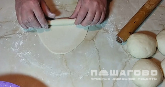 Фото приготовления рецепта: Советские рогалики - шаг 9