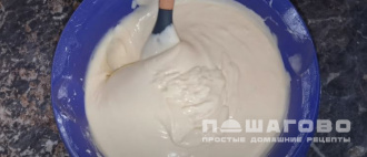 Фото приготовления рецепта: Мягкие вафли на сметане - шаг 3