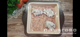 Фото приготовления рецепта: Диетическое мясо по-французски - шаг 5