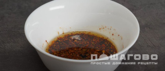 Фото приготовления рецепта: Салат Хэйхэ - шаг 4