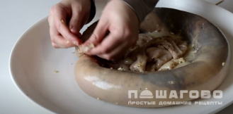 Фото приготовления рецепта: Казы - колбаса из конины - шаг 4