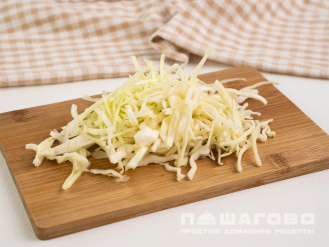 Фото приготовления рецепта: Капустняк постный с пшеном - шаг 3
