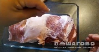 Фото приготовления рецепта: Буженина в медовом маринаде - шаг 1